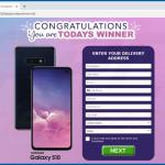 congratulations you are todays winner scam samsung galaxy s10