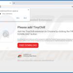 Another website used to promote TinyChill browser hijacker