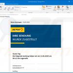GuLoader malware-distributing Die Post-themed spam email (sample 2)
