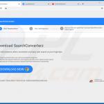 SearchConverterz browser hijacker-promoting website (2020-06-29)