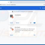 Fine insurance Chrome extension delivering Ad by Pop advertisements