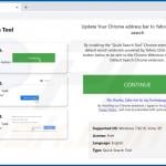 Website used to promote Quick Search Tool browser hijacker