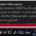 Pop-up displayed by Total Antivirus 2020 fake antivirus 3