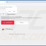 Website used to promote ConvertrzSearch browser hijacker (Chrome) 2