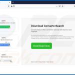Website used to promote ConvertrzSearch browser hijacker (Firefox) 3