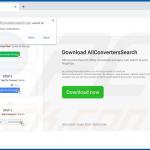 Website used to promote AllConvertersSearch browser hijacker (Chrome) 2