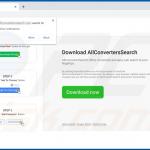 Website used to promote AllConvertersSearch browser hijacker (Chrome) 2