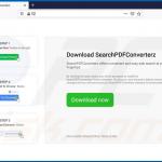 Website used to promote SearchPDFConverterz browser hijacker (Firefox)
