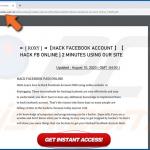 Social network hacks scam PDF example 1