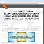 Social network hacks scam PDF example 2