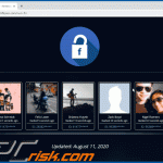 Social network hacks scam website (GIF) 2