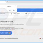 Website used to promote WinkiSearch browser hijacker
