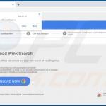 Website used to promote WinkiSearch browser hijacker