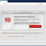 Website used to promote SearchConverters browser hijacker 3 (Mozilla Firefox)