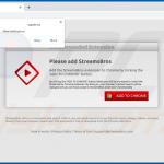 streamsbros browser hijacker promoter chrome