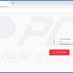 Website used to promote Trafc Tab browser hijacker 2