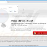 gamersearch browser hijacker promoter chrome 2