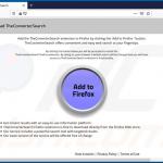Website used to promote TheConverterSearch browser hijacker (Firefox) 1