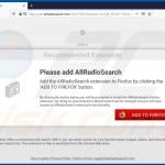 allradiosearch browser hijacker promoter firefox