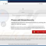 streamsearchs browser hijacker promoter firefox