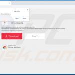 Website used to promote StreamSearchs browser hijacker