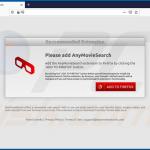 anymoviesearch browser hijacker promoter