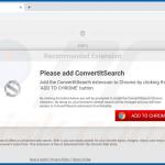 ConvertItSearch browser hijacker promoting website 1