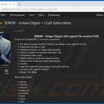 Zenon clipper malware promoted online 2