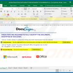 BazarLoader backdoor-spreading malicious MS Excel document