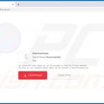 Website used to promote Take mytab browser hijacker 1