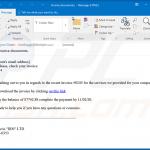Spam email used to spread Cobalt Strike malware which injects FickerStealer into the system (sample 1)