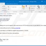 Spam email used to spread Cobalt Strike malware which injects FickerStealer into the system (sample 2)