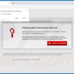 Website used to promote Converterz-Search browser hijacker 2