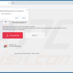 Website used to promote UltraStreamSearch browser hijacker (Chrome) 1