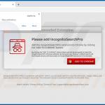 Website used to promote IncognitoSearchPro browser hijacker