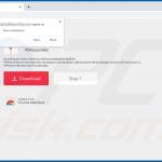 Website used to promote PDFSearchHQ browser hijacker 2
