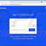 Phishing site promoted via Coinbase-themed spam email - 2022-02-04 (page 1)