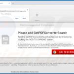Website used to promote GetPDFConverterSearch browser hijacker 1