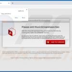 Website used to promote MusicStreamSearches browser hijacker