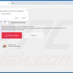 Website used to promote ReSearchConverter browser hijacker (Chrome) 3