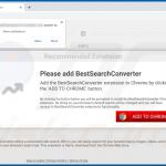 Website used to promote BestSearchConverter browser hijacker 1
