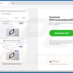 PDFConverterSearchPro browser hijacker promoting website (Chrome) 1