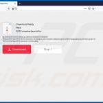 PDFConverterSearchPro browser hijacker promoting website (Firefox)