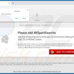 4ksportsearchs browser hijacker promoter