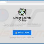 Website used to promote Direct Search Online browser hijacker