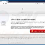 Website used to promote SearchConverterIt browser hijacker (Mozilla Firefox)
