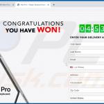 Walgreens rewards scam promoted website 3