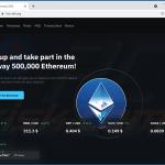 Ethereum giveaway scam website - live-eth.org