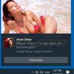 Advert delivered by leaked-video[.]live site 2