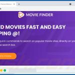 Website used to promote Movie Finder browser hijacker